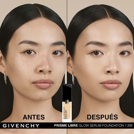 PRISME LIBRE GLOW SERUM FOUNDATION. BASE DE MAQUILLAJE EN SUERO QUE MEJORA LA PIEL, LUMINOSIDAD 24H E HIDRATACIÓN 48 H (BASE DE MAQUILLAJE EN SUERO)